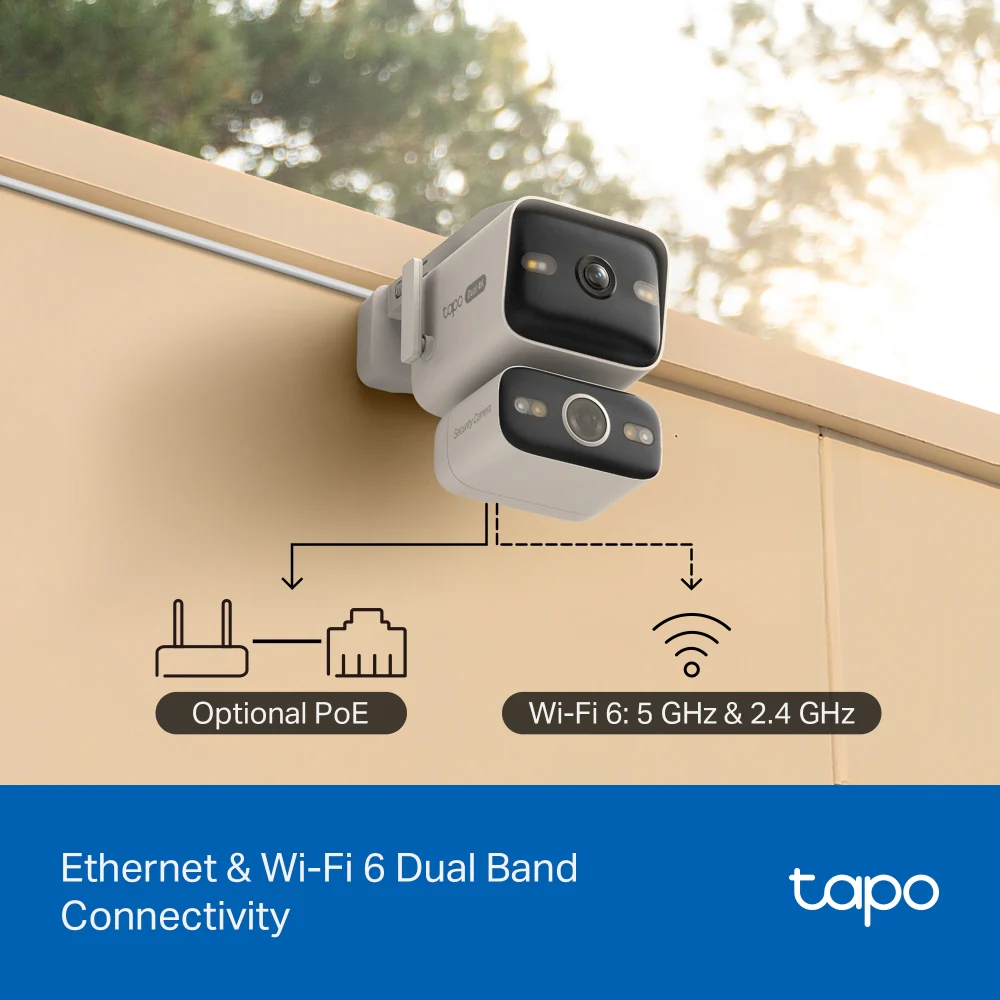 Tapo C575D 4K Outdoor Dual Lens Pan/Tilt Security Camera - Image 4