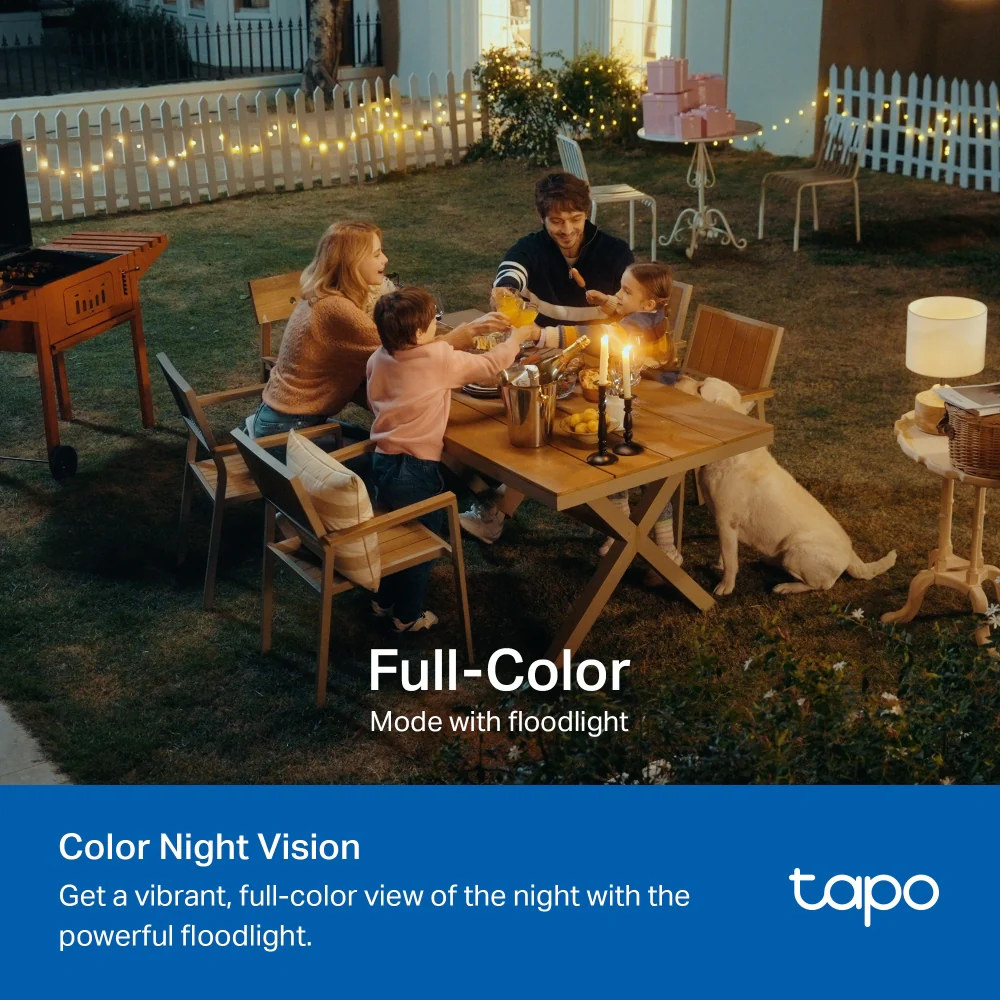 Tapo C615F KIT Solar-Powered Floodlight Security Camera with Pan-Tilt-Zoom Twin Pack - Image 3