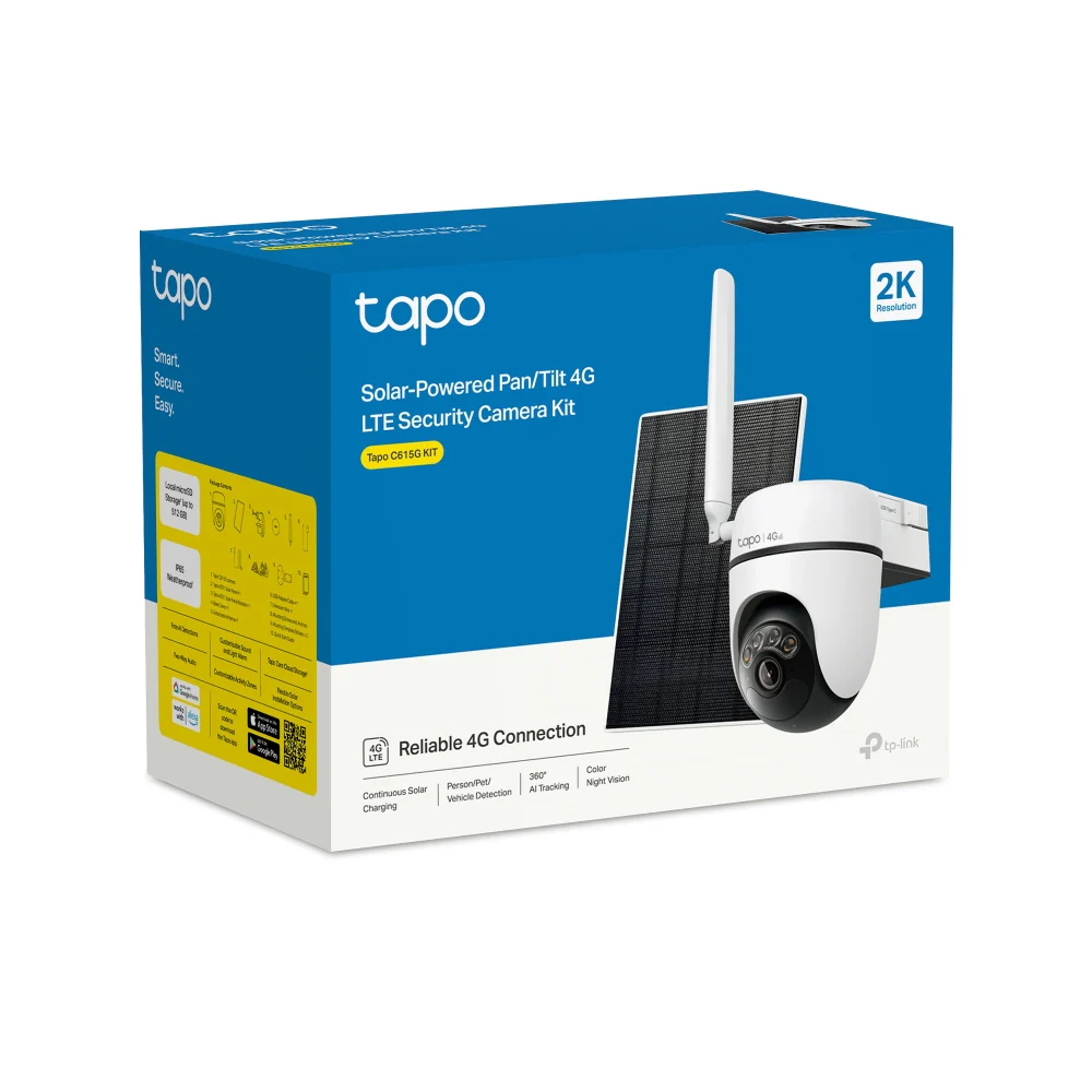 Tapo C615G KIT Solar-Powered Pan/Tilt 4G LTE Security Camera Kit - Image 11