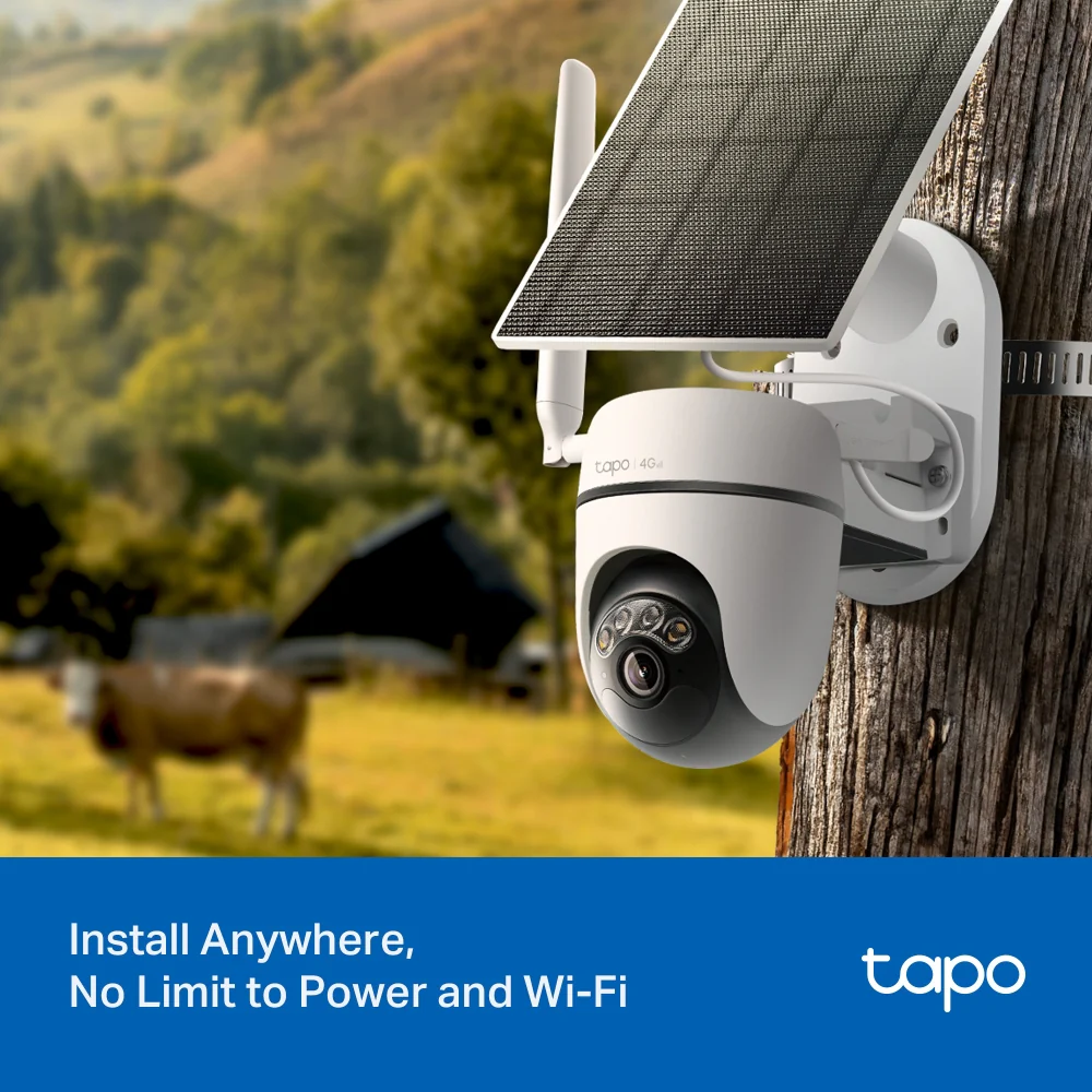 Tapo C615G KIT Solar-Powered Pan/Tilt 4G LTE Security Camera Kit - Image 3