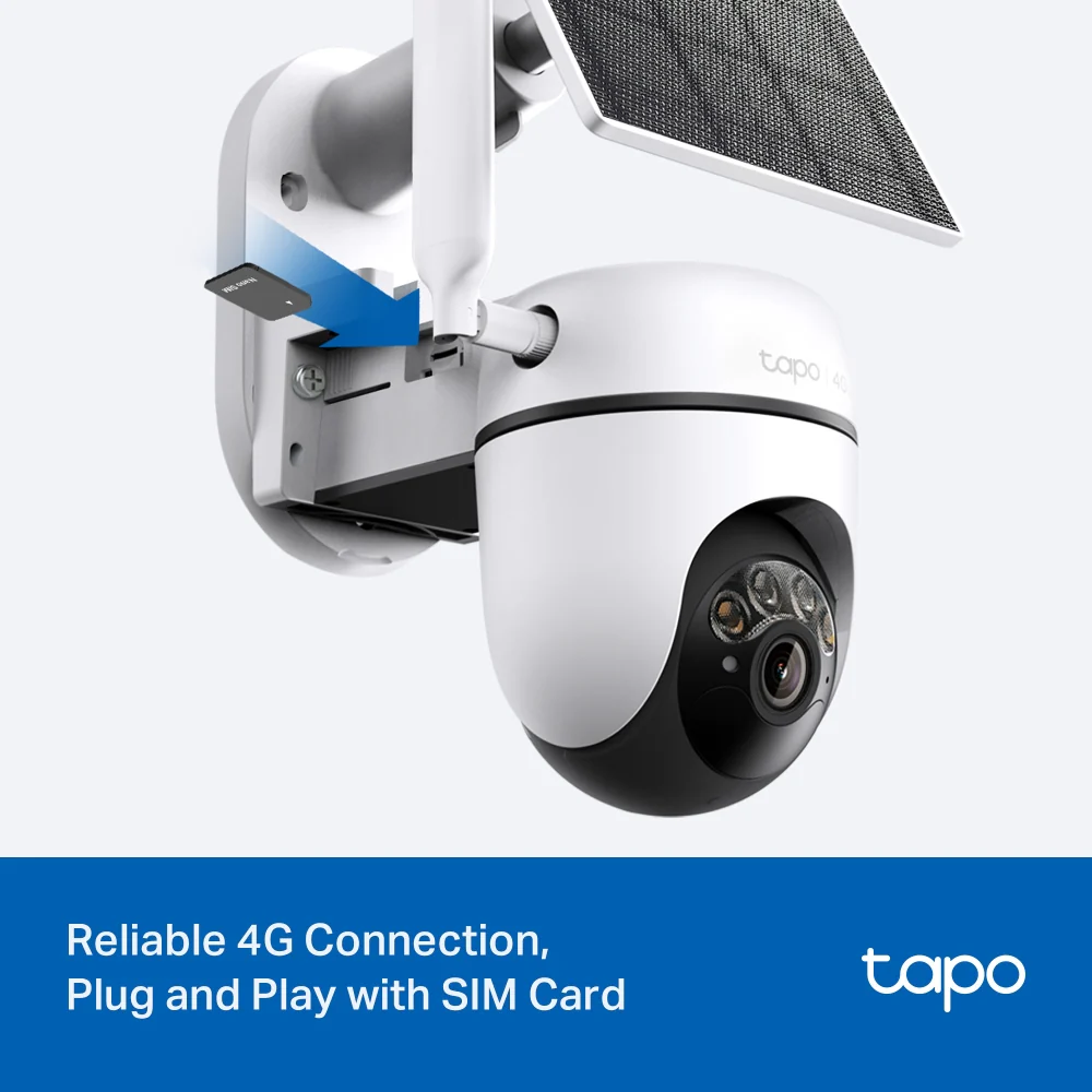 Tapo C615G KIT Solar-Powered Pan/Tilt 4G LTE Security Camera Kit - Image 4
