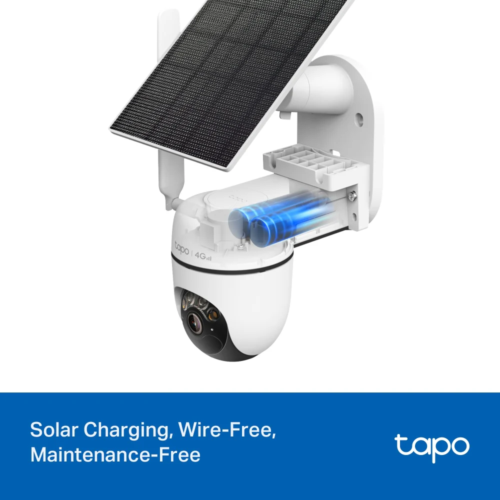 Tapo C615G KIT Solar-Powered Pan/Tilt 4G LTE Security Camera Kit - Image 5