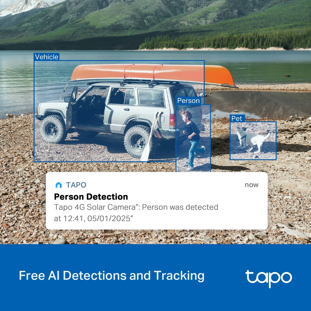 Tapo C615G KIT Solar-Powered Pan/Tilt 4G LTE Security Camera Kit - Image 8