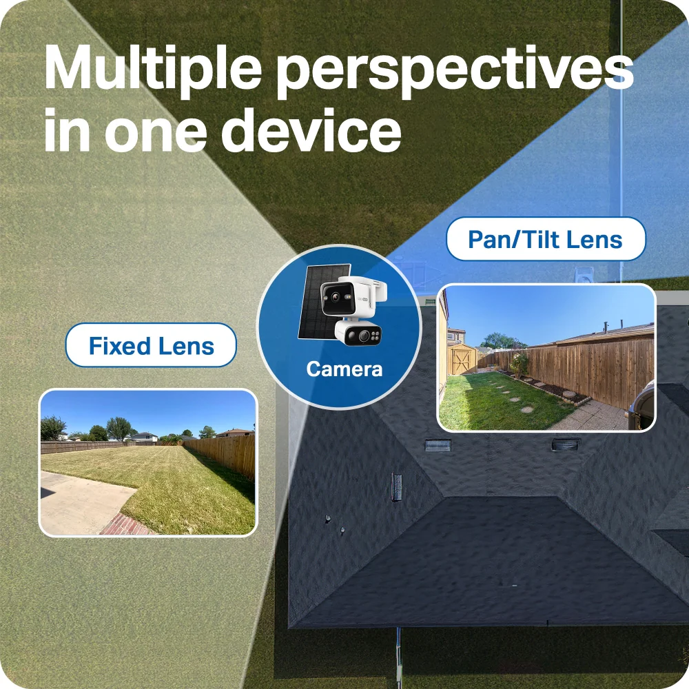 Tapo C675D KIT 4K Solar-Powered Dual-Lens Pan/Tilt Security Camera Kit - Image 5