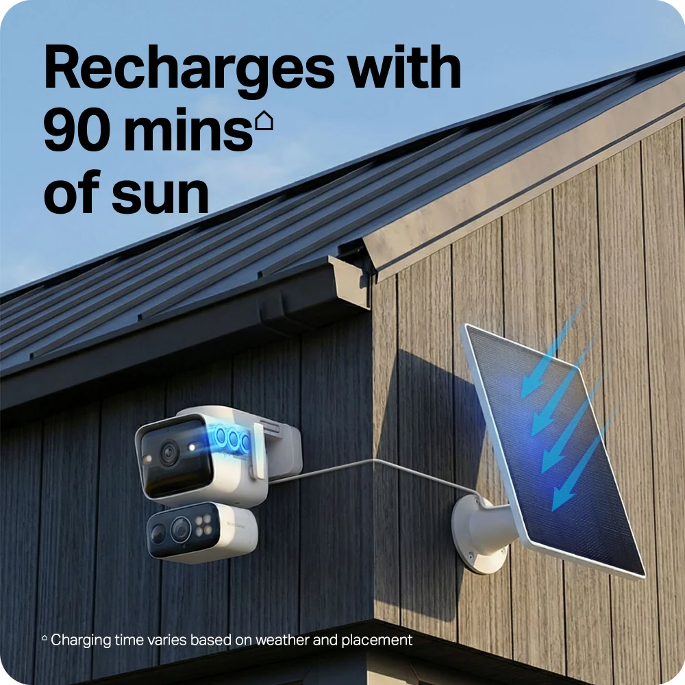 Tapo C675D KIT 4K Solar-Powered Dual-Lens Pan/Tilt Security Camera Kit - Image 6