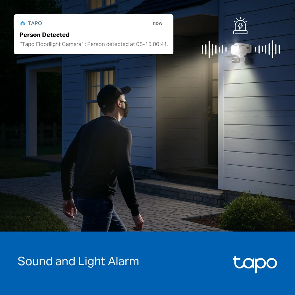 Tapo C710 Outdoor Pan/Tilt Security Floodlight Camera - Image 12