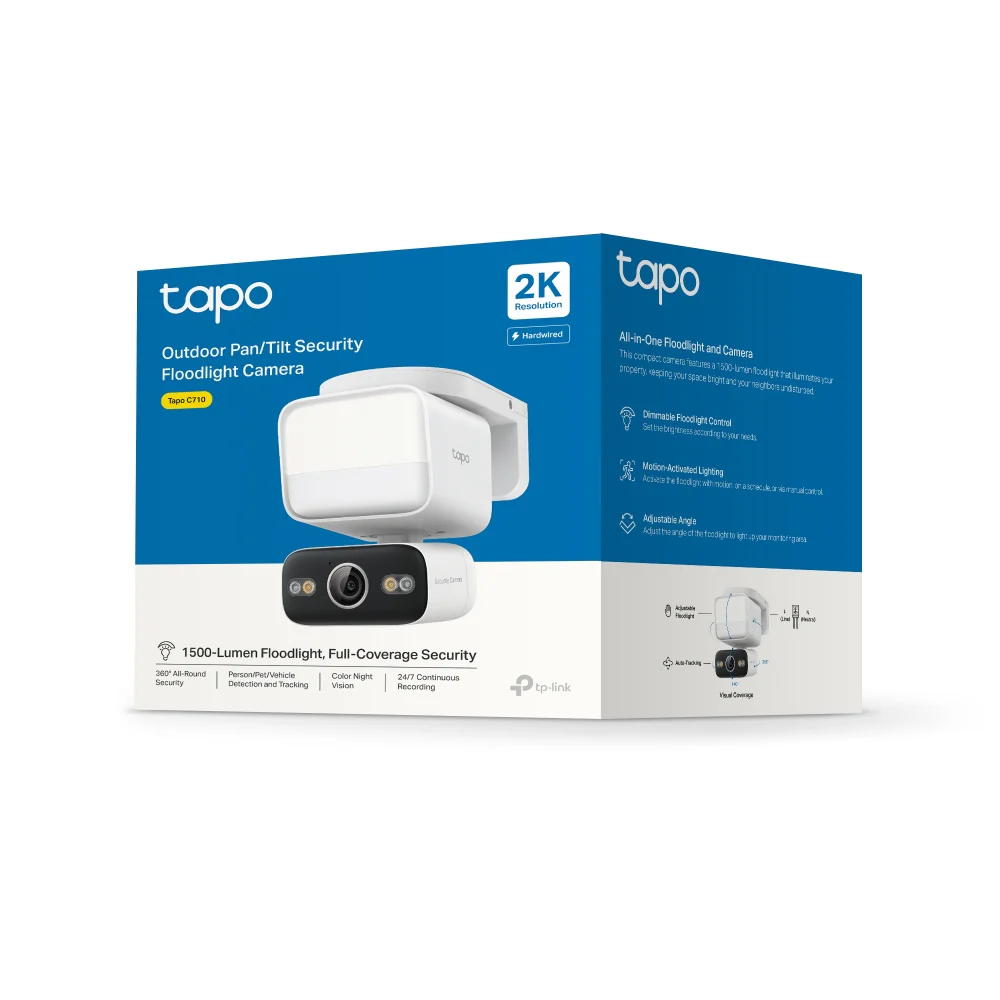 Tapo C710 Outdoor Pan/Tilt Security Floodlight Camera - Image 14