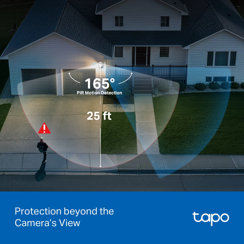 Tapo C710 Outdoor Pan/Tilt Security Floodlight Camera - Image 4