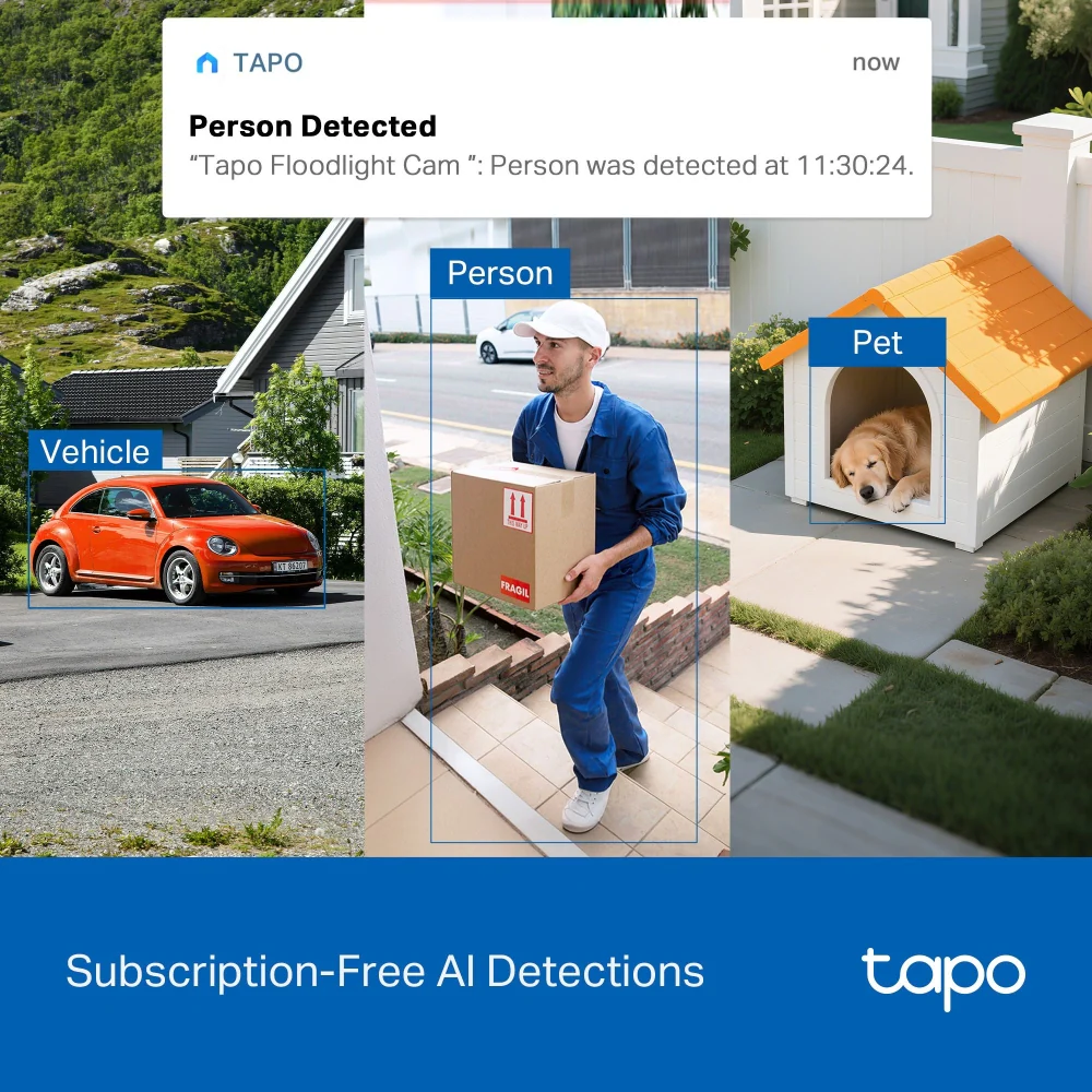 Tapo C710 Outdoor Pan/Tilt Security Floodlight Camera - Image 8