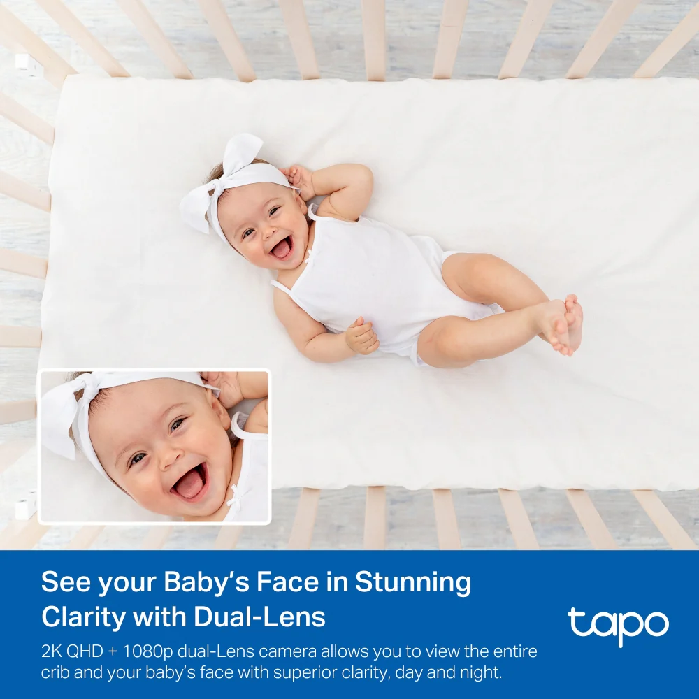 Tapo C840 Smart Baby Monitor Camera with Dual-Lens - Image 2