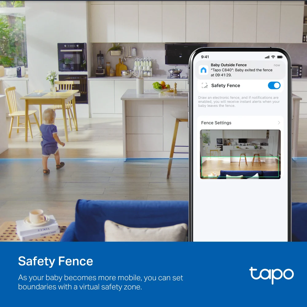 Tapo C840 Smart Baby Monitor Camera with Dual-Lens - Image 9