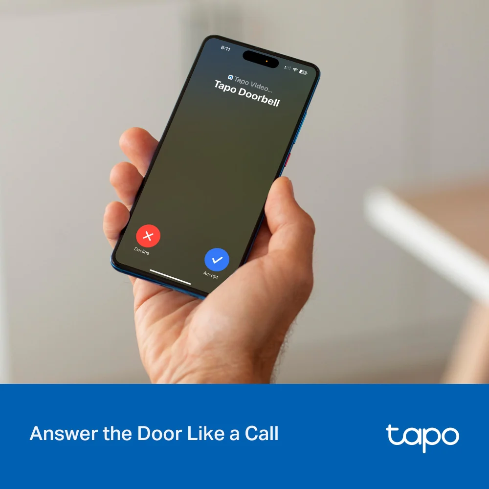 Tapo D205 Smart Battery Video Doorbell - Image 6