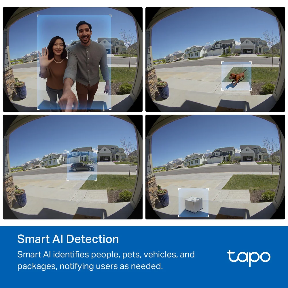 Tapo D235 Doorbell + C210 Indoor Camera + Central Hub Bundle - Image 4