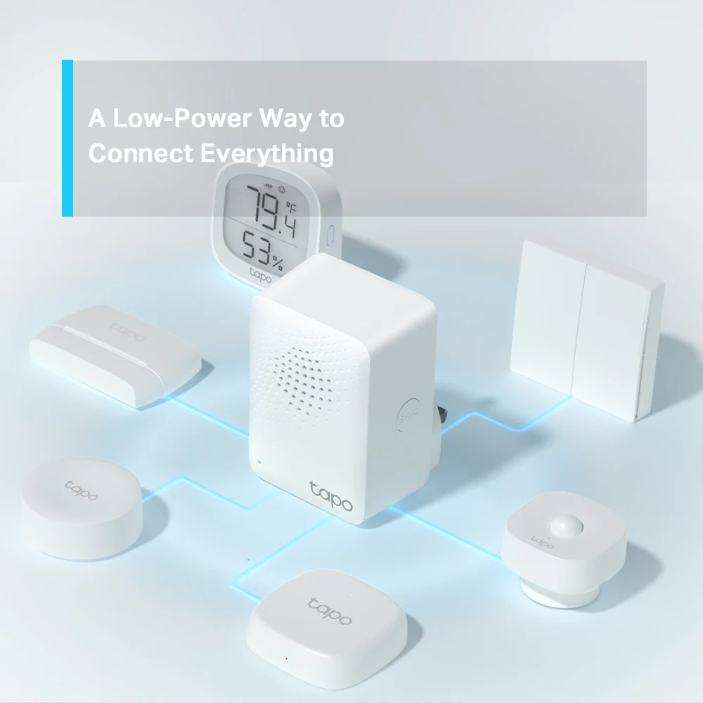 Smart Hub with Chime, Work with Smart Switch, Button and Sensor, Connect Up to 64 Devices, Tapo H100 - Image 5