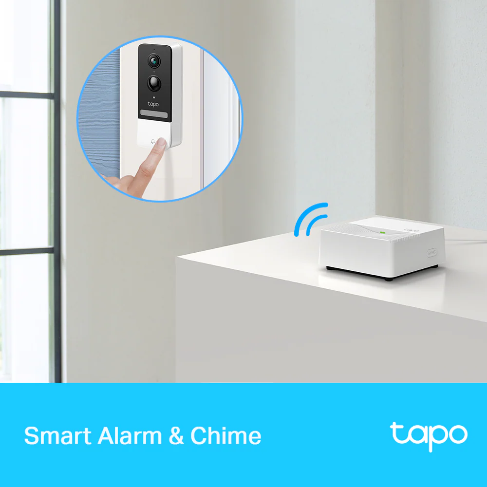 Smart Hub with Chime, Connect Up to 64 Switches, Sensors or Buttons + 4 Battery Cams and Doorbell, Tapo H200 - Image 2