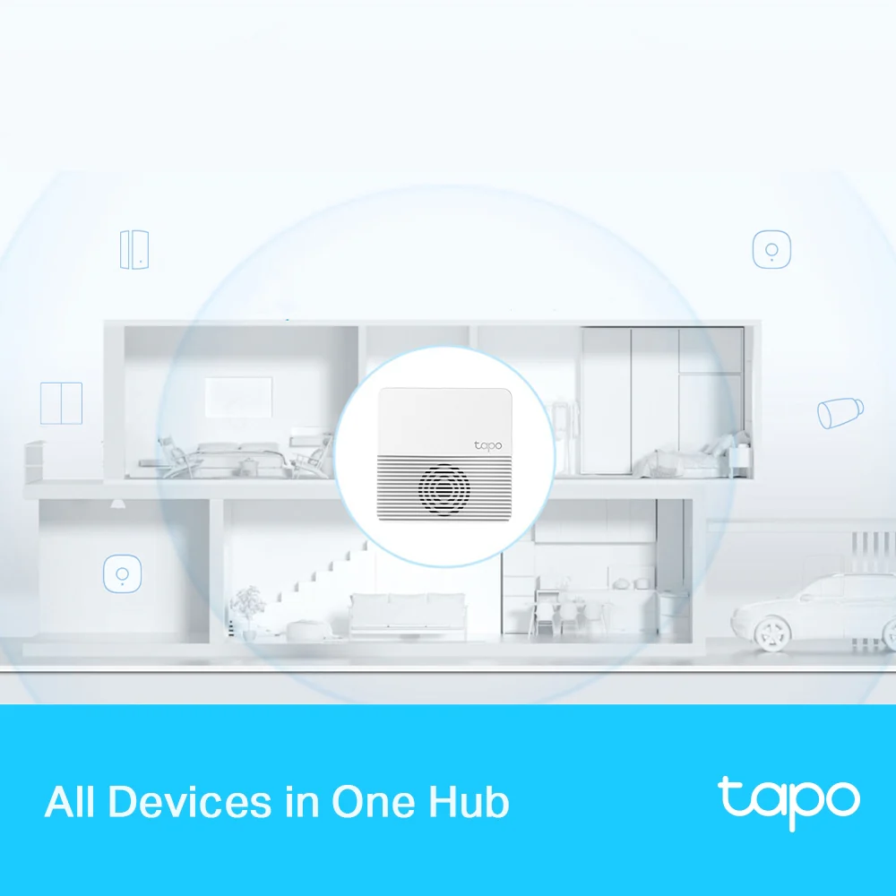 Smart Hub with Chime, Connect Up to 64 Switches, Sensors or Buttons + 4 Battery Cams and Doorbell, Tapo H200 - Image 5