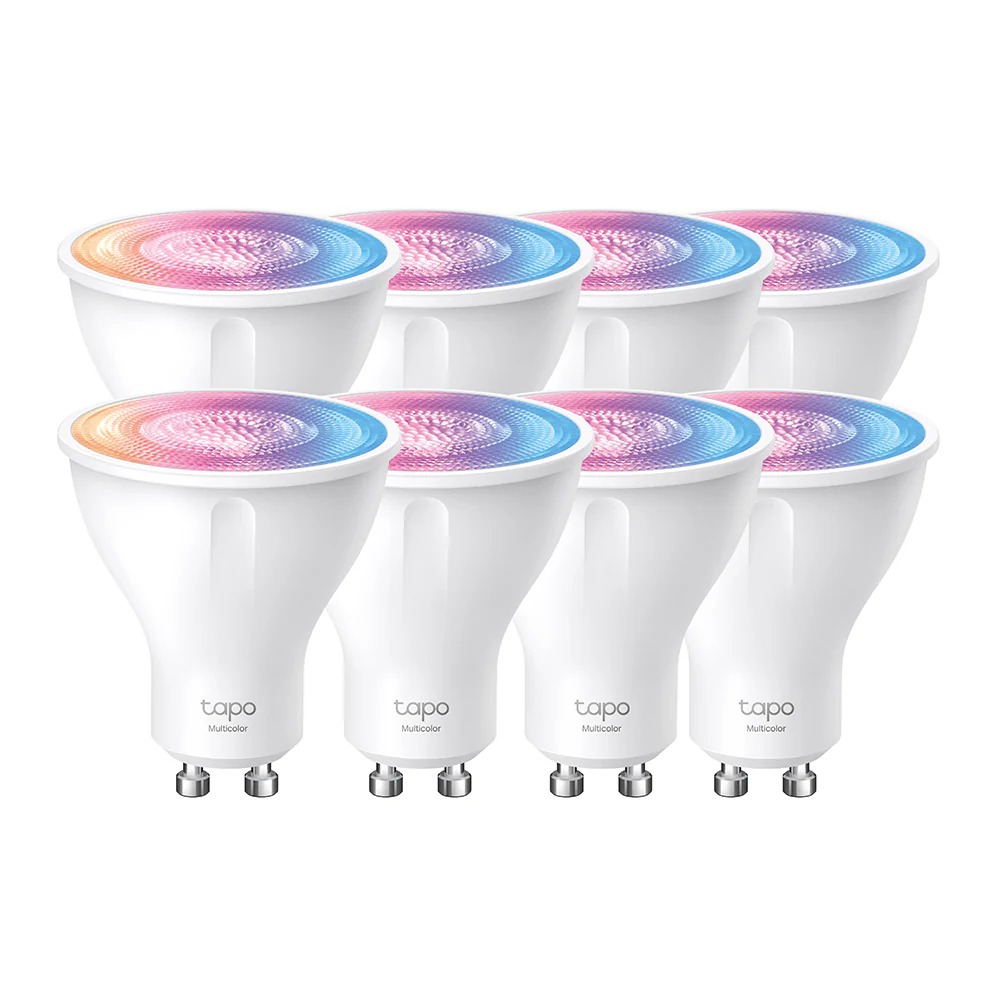 Smart Gu10 Spotlight Multicolour Bulb, Tapo L630 8-pack