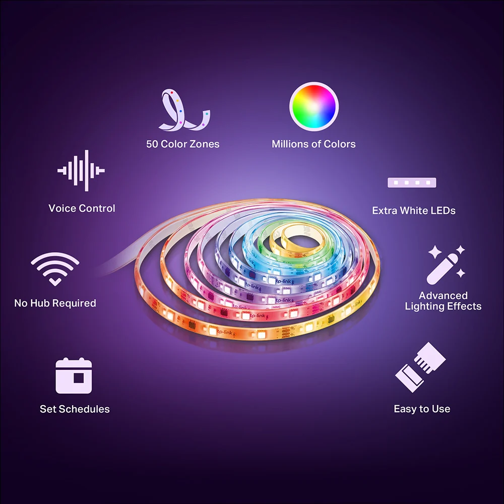 Smart Wi-Fi Multicolour Light Strip 5 Meters, Tapo L930-5 - Image 6