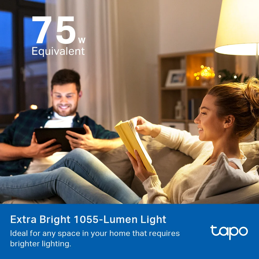 Matter Compatible E27 Bulb, Extra Bright, Tapo L535E - Image 4