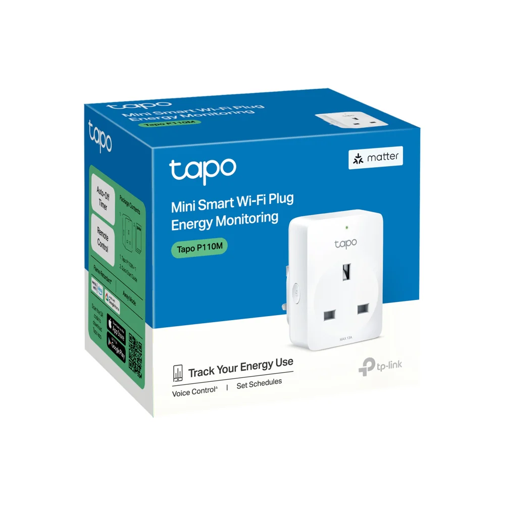 Matter Compatible Energy Monitoring Wi-Fi Plug, Tapo P110M - Image 10