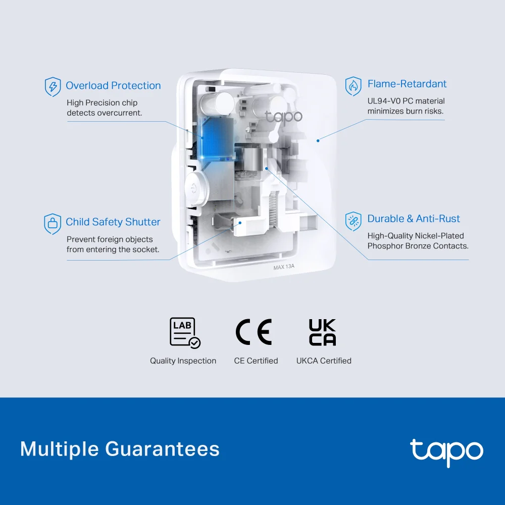 Matter Compatible Energy Monitoring Wi-Fi Plug, Tapo P110M - Image 4