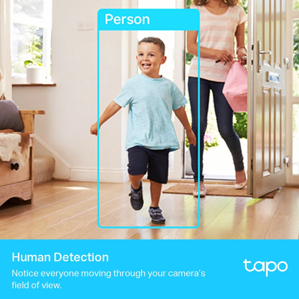 Tapo C225 Indoor 2K Wi-Fi Security Camera with Pan/Tilt/Zoom Twin Pack - Image 6