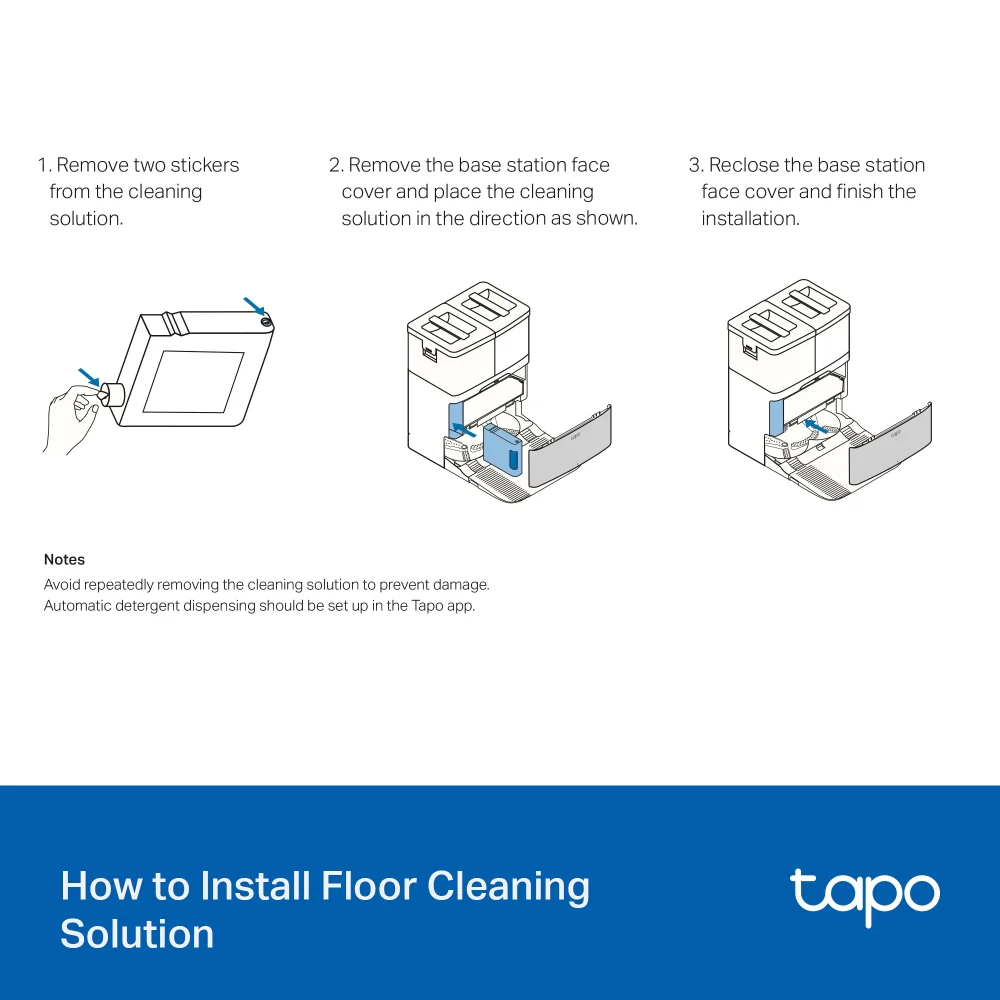 Tapo Robot Vacuum Hard Floor Cleaning Solution, Tapo RVA450 - Image 4
