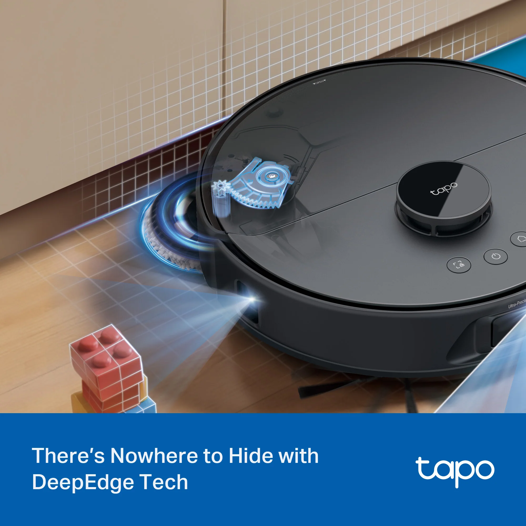 Tapo RV50 Pro Omni Robot Vacuum Cleaner & Mop + Dust Bag Kit - Image 4