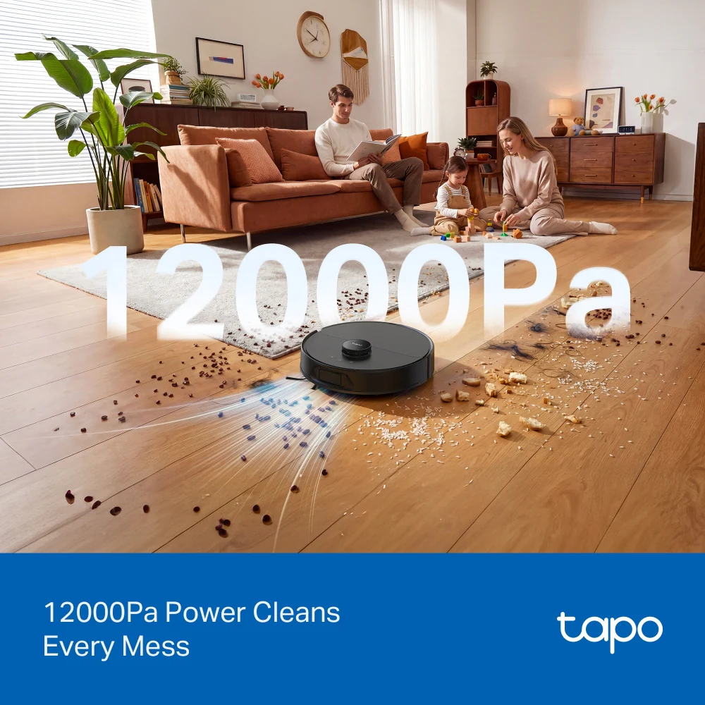 Tapo RV50 Omni Robot Vacuum Cleaner & Mop+ All-in-One Omni Dock - Image 5