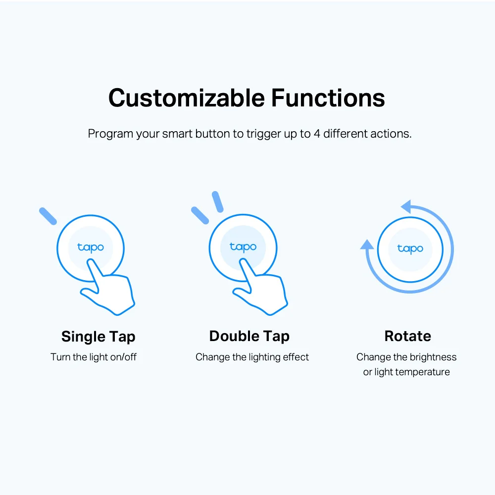Smart Button, Customised Smart Action, Tapo S200B - Image 3