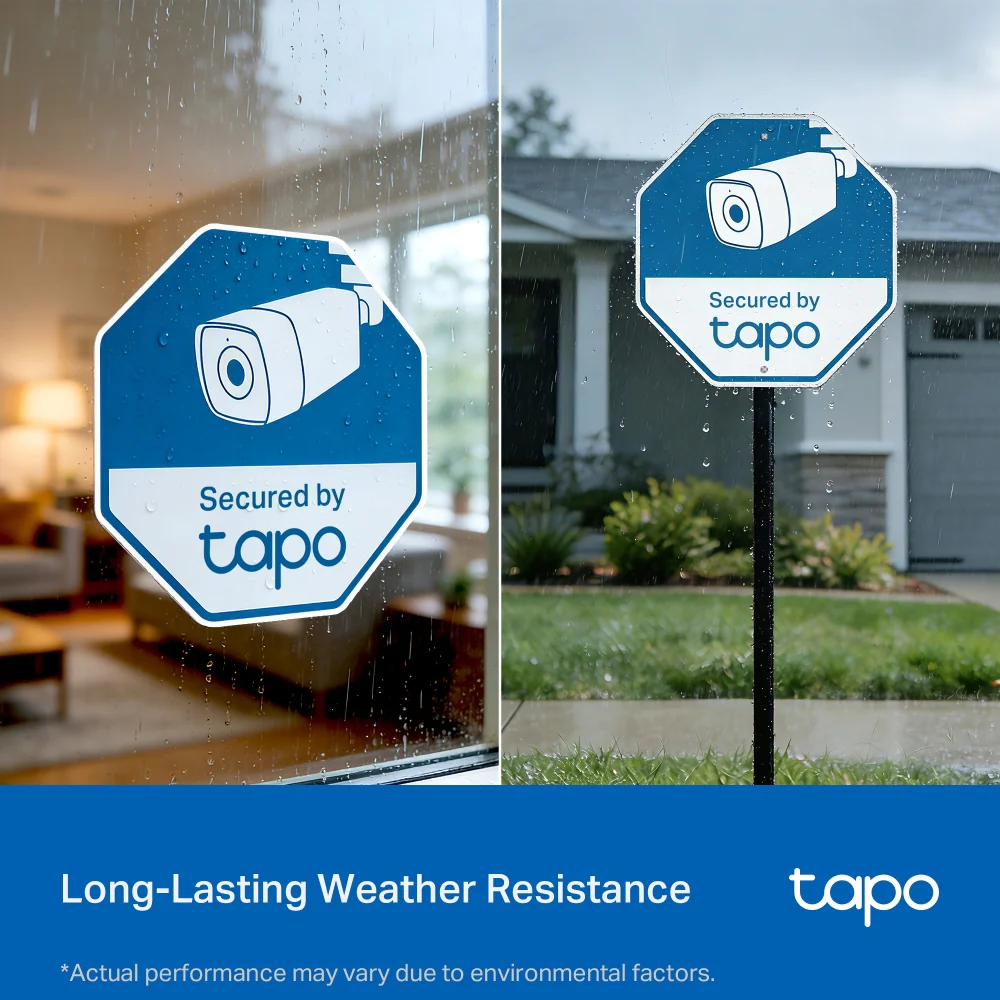 Tapo CA510 Tapo Security Sign & Sticker Pack - Image 4