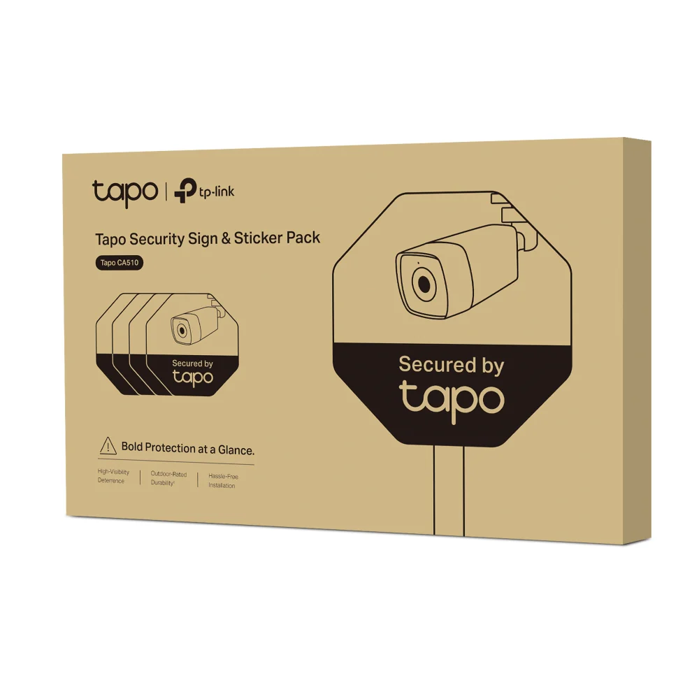 Tapo CA510 Tapo Security Sign & Sticker Pack - Image 7