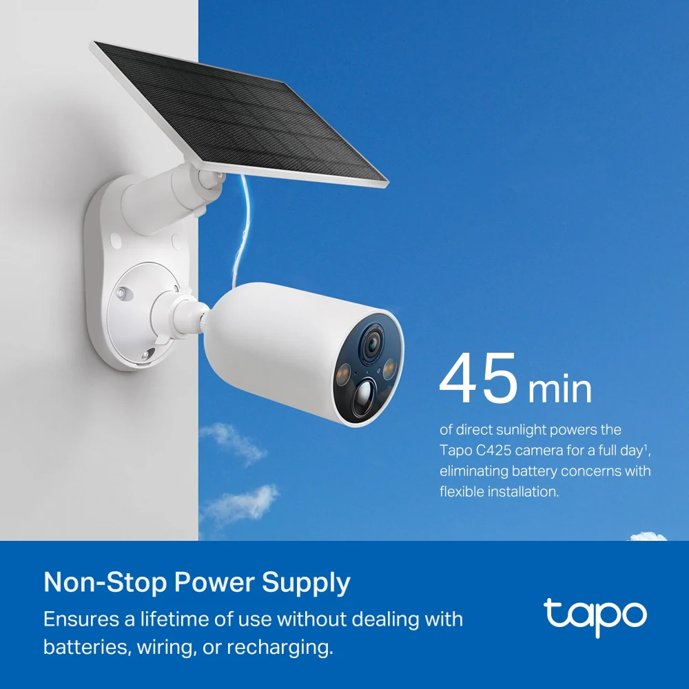 Tapo TC85 KIT Solar-Powered Security Camera Kit - Image 4