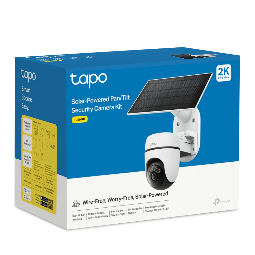 Tapo TC90 KIT Solar-Powered Security Camera with Pan-Tilt-Zoom - Image 13