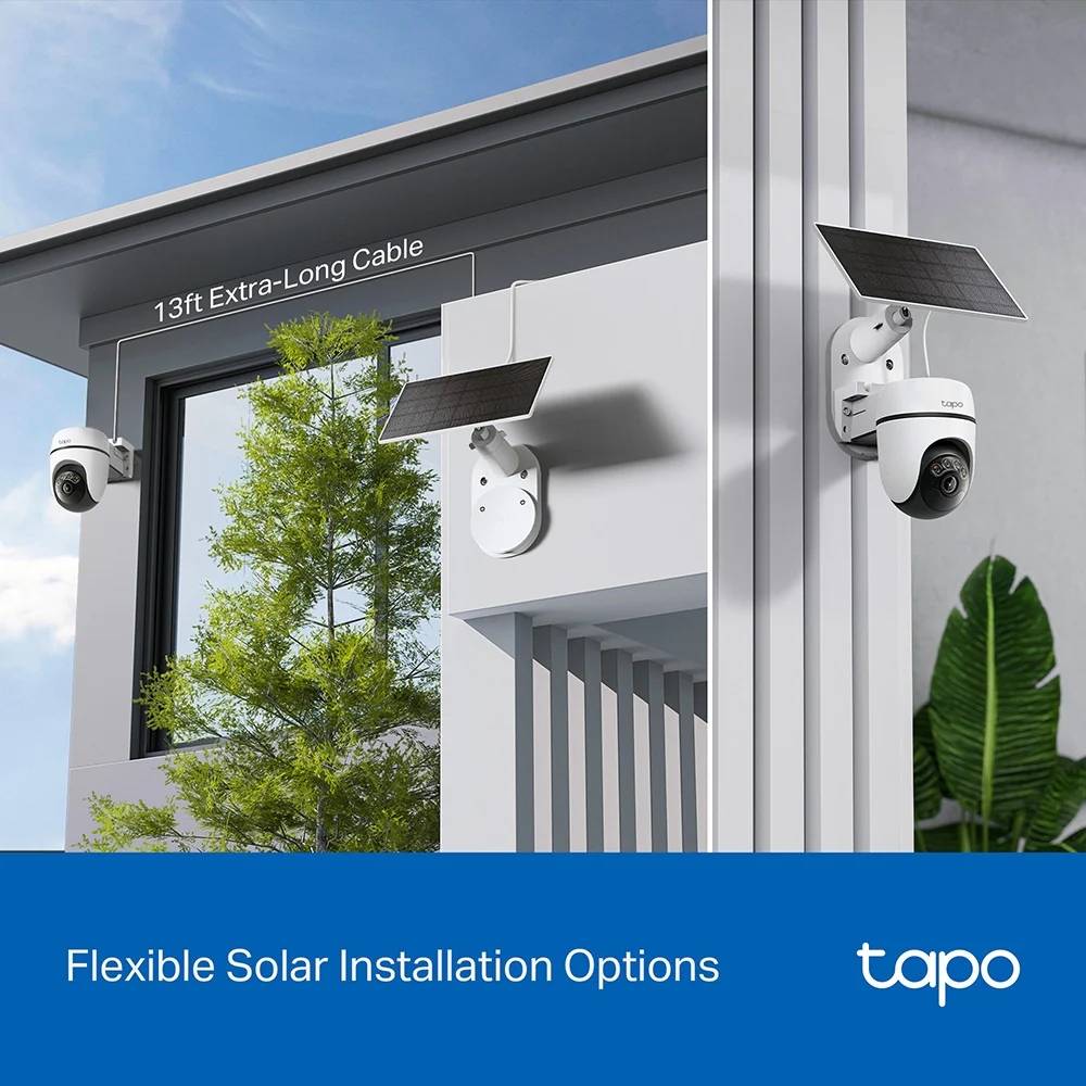 Tapo TC90 KIT Solar-Powered Security Camera with Pan-Tilt-Zoom - Image 4