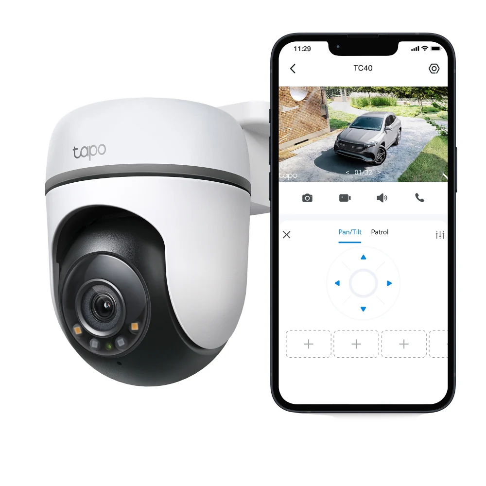 Tapo TC40 1080P Outdoor Wi-Fi Pan/Tilt/Zoom Security Camera - Image 4