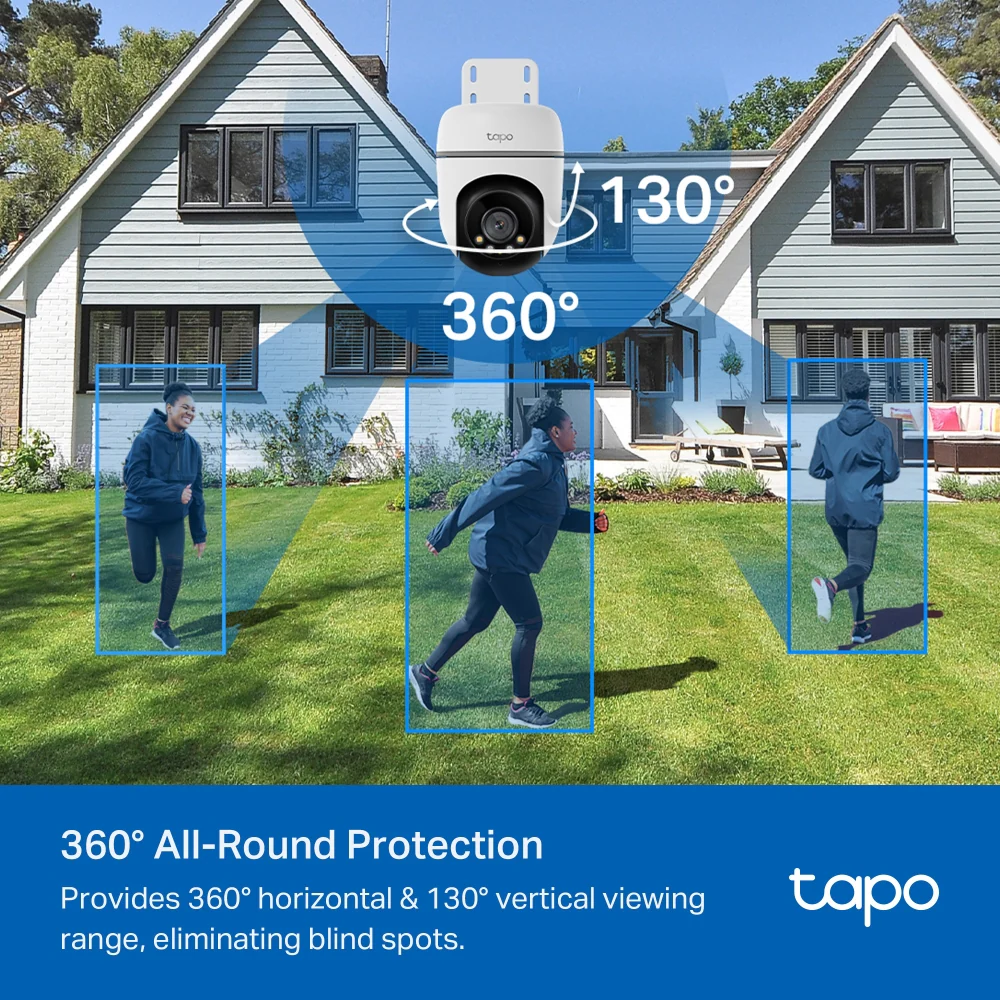 Tapo TC40 1080P Outdoor Wi-Fi Pan/Tilt/Zoom Security Camera - Image 8