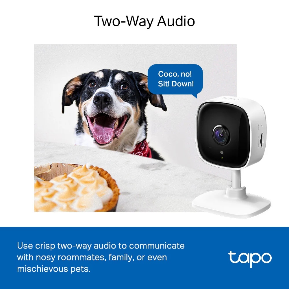 Tapo TC60 Mini Indoor 1080p Wi-Fi Security Camera - Image 7