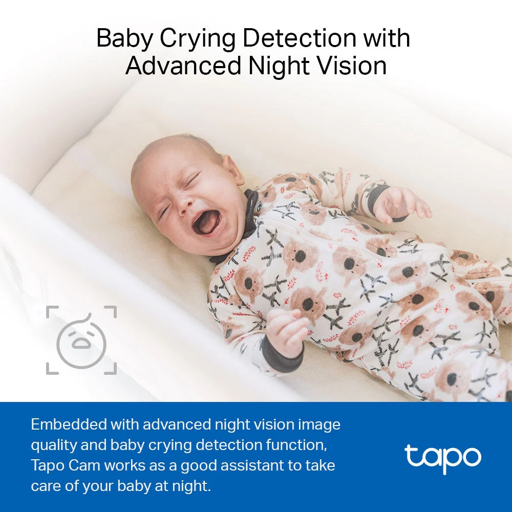 Tapo TC60 Mini Indoor 1080p Wi-Fi Security Camera Twin Pack - Image 6