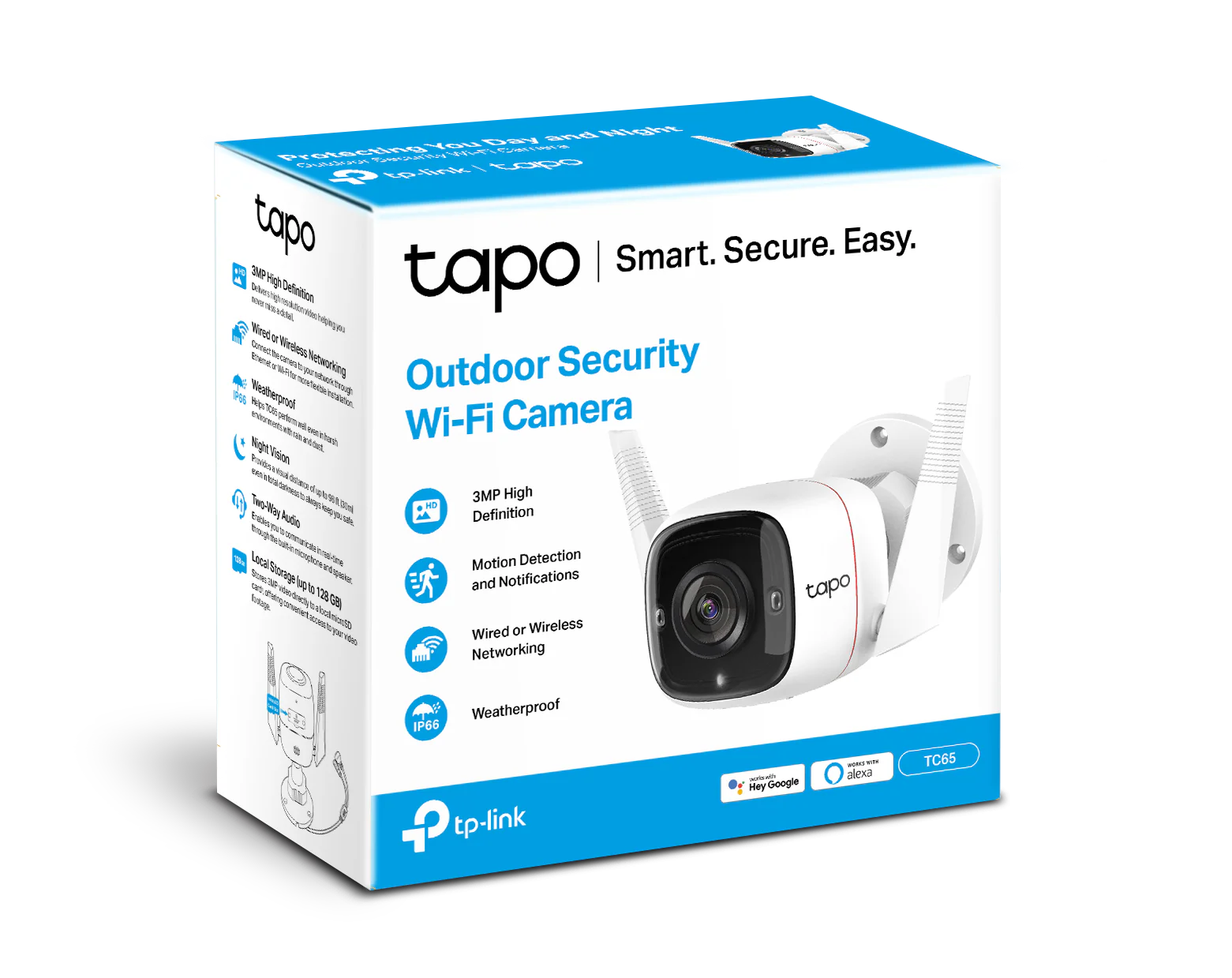 Tapo TC65 Wired/Wireless 2K Outdoor Security Camera - Image 5