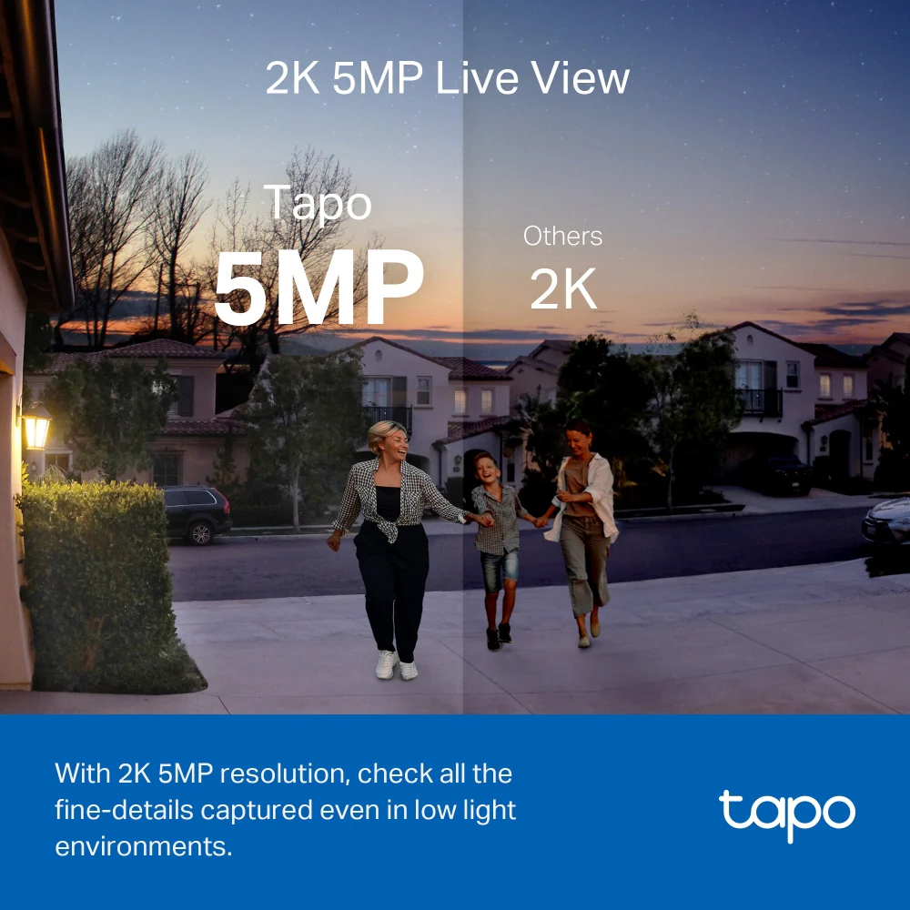 Tapo TD23 Wireless Battery Video Doorbell + Chime & Hub Included - Image 4