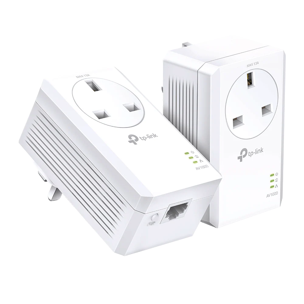 TL-PA7017P KIT AV1000 Gigabit Passthrough Powerline Starter Kit