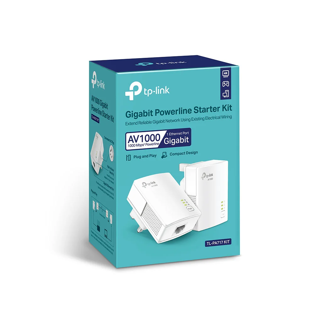 TL-PA717 KIT, AV1000 Gigabit Powerline Starter Kit - Image 8