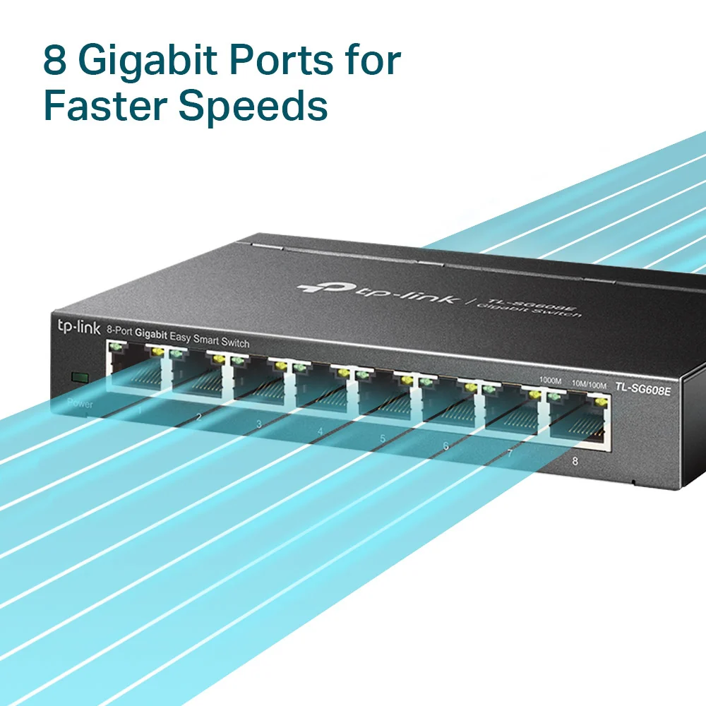 TL-SG608E, 8-Port Gigabit Easy Smart Switch - Image 2