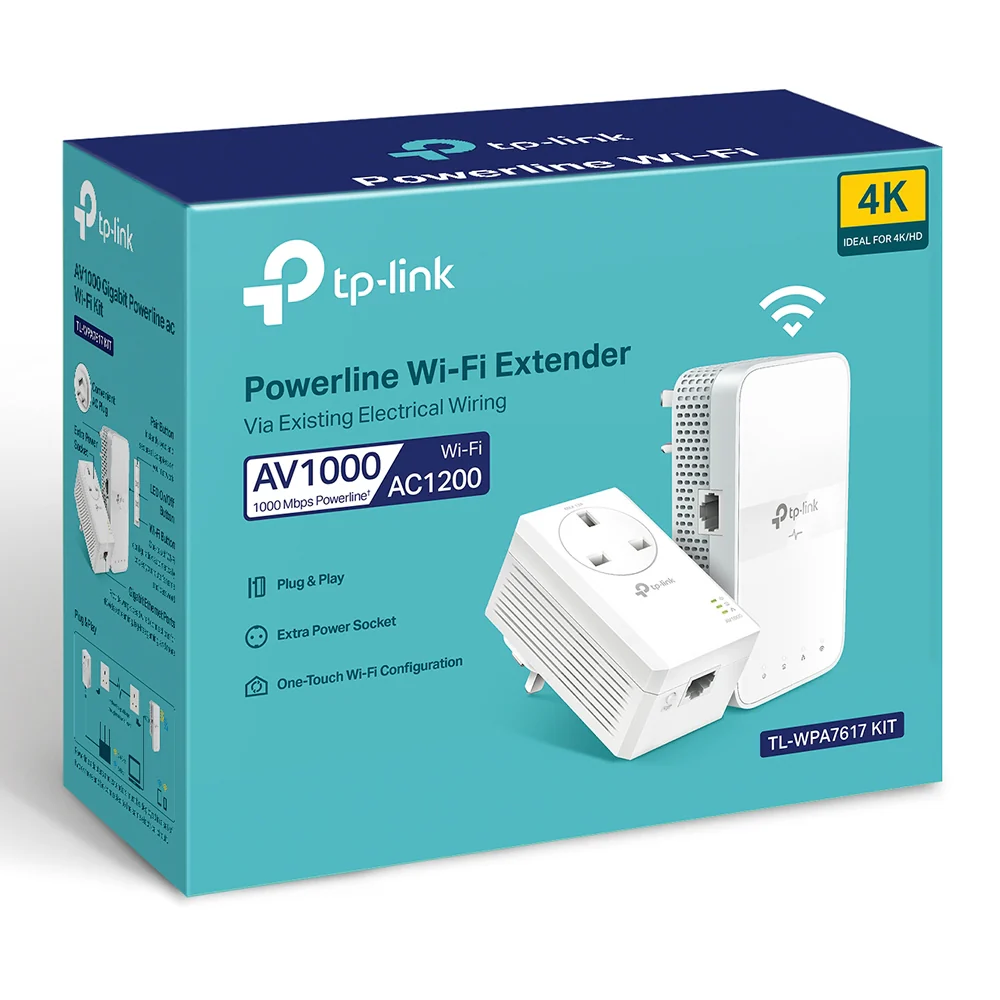 TL-WPA7617 KIT AV1000 Gigabit Passthrough Powerline ac Wi-Fi KIT - Image 9