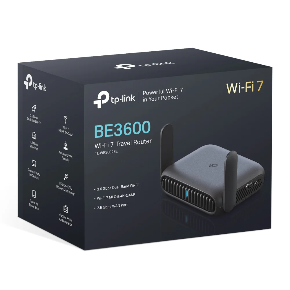 TL-WR3602BE, BE3600 Wi-Fi 7 Travel Router - Image 11
