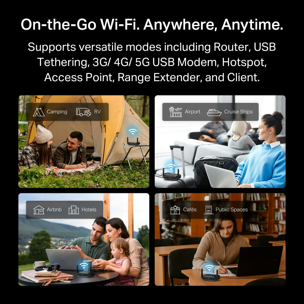 TL-WR3602BE, BE3600 Wi-Fi 7 Travel Router - Image 3