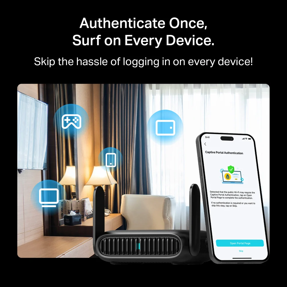 TL-WR3602BE, BE3600 Wi-Fi 7 Travel Router - Image 6